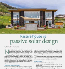 Passive house vs passive solar design