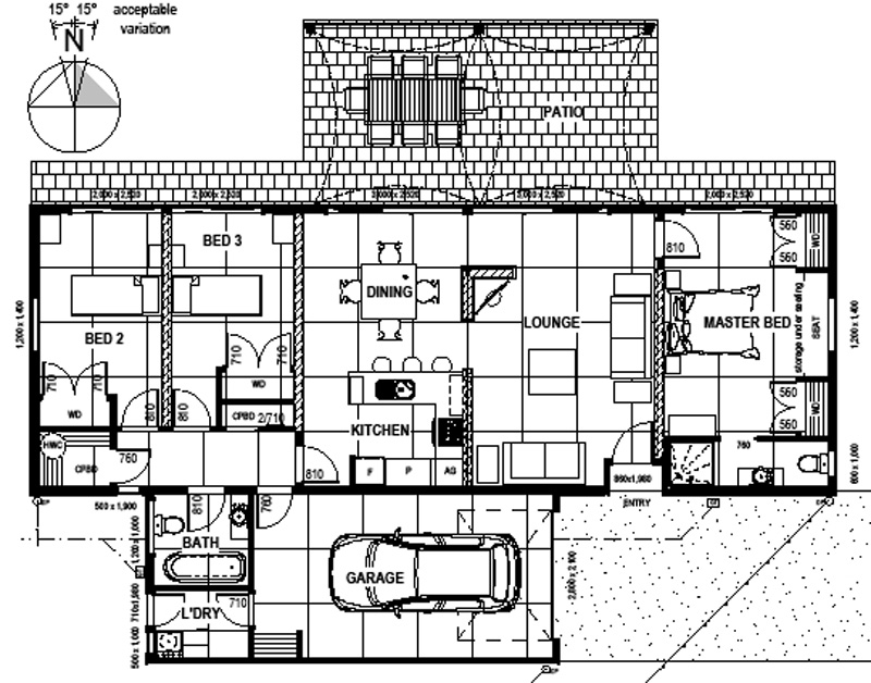 Solabode Starter Home - Design Drawings only