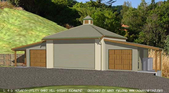 Hogarth Utility Shed Front